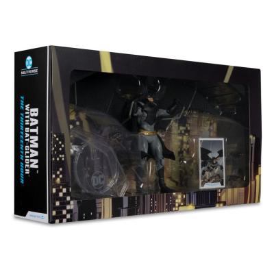 DC Multiverse Figura Batman with Bat-Glider (The Thirteenth Hour) (Gold Label) 18 cm