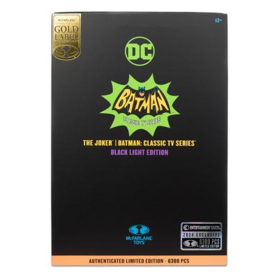 DC Multiverse Figura BM66 The Joker (Black Light) (Gold Label) 18 cm