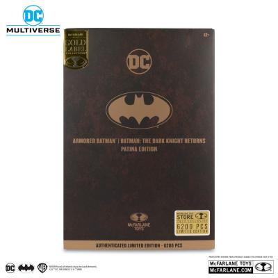 DC Multiverse Figura Armored Batman (Batman: The Dark Knight Returns) Patina Edition (Gold Label) 18 cm
