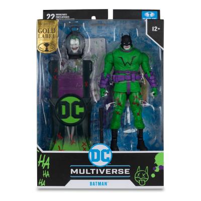 DC Multiverse Figura Batman (Batman: Last Knight on Earth) Jokerized (Gold Label) 18 cm