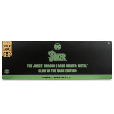 Dark Nights: Metal DC Multiverse Figura The Joker Dragon Glow in the Dark Edition (Gold Label) 25 cm