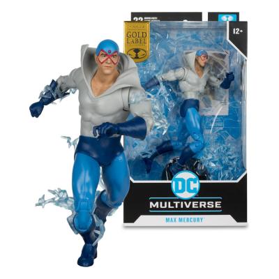 DC Multiverse Figura Max Mercury (The Flash) Gold Label 18 cm