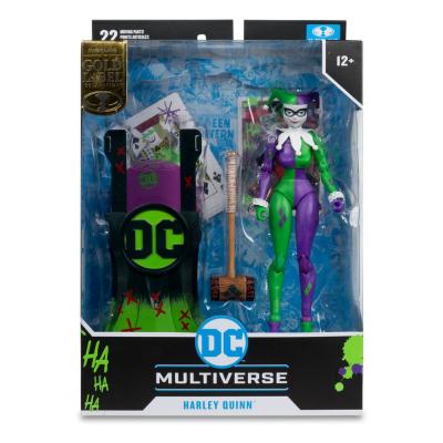 DC Multiverse Figura Harley Quinn (DC Classic) Jokerized (Gold Label) 18 cm