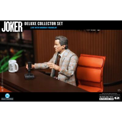 Joker DC Multiverse (Joker Movie) Figura Deluxe Colllector The Joker (Live with Murray Franklin) Limited Edition 18 cm