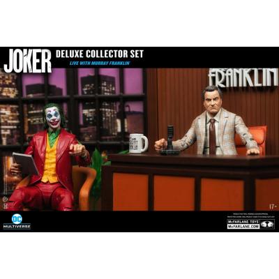 Joker DC Multiverse (Joker Movie) Figura Deluxe Colllector The Joker (Live with Murray Franklin) Limited Edition 18 cm