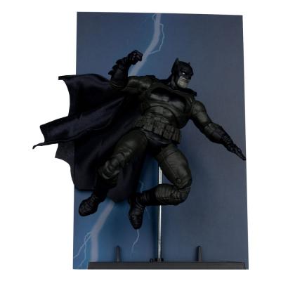 DC Multiverse McFarlane Cover Recreations Figura Batman (Batman: The Dark Knight Returns #1) (Gold Label) 18 cm