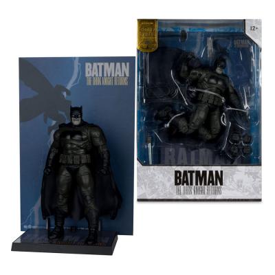 DC Multiverse McFarlane Cover Recreations Figura Batman (Batman: The Dark Knight Returns #1) (Gold Label) 18 cm