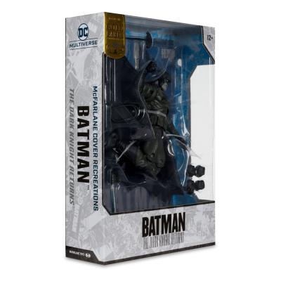 DC Multiverse McFarlane Cover Recreations Figura Batman (Batman: The Dark Knight Returns #1) (Gold Label) 18 cm