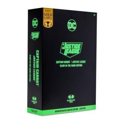DC Multiverse Figura Captain Carrot (Justice League Incarnate) Glow In The Dark Edition (Gold Label) 18 cm