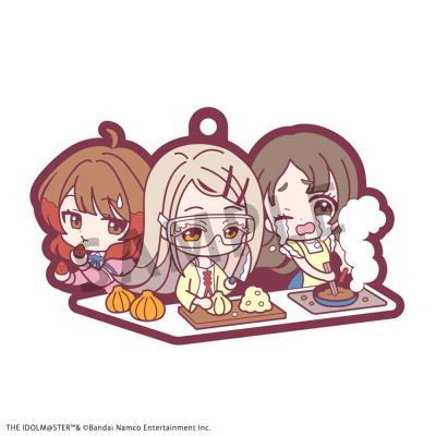 Idolmaster Colgantes Caucho Rubber Mascot Buddycolle Gakuen 7 cm Surtido (6)
