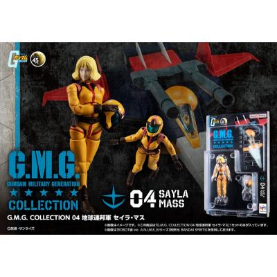 Mobile Suit Gundam Figura G.M.G. Collection 04 Earth Federation Sayla Mass 10 cm