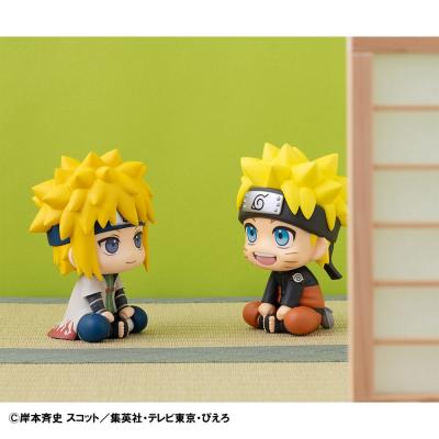 Naruto Shippuden Estatua PVC Look Up Naruto Uzumaki Six Paths Sage Mode & Minato Namikaze 11 cm (with gift)