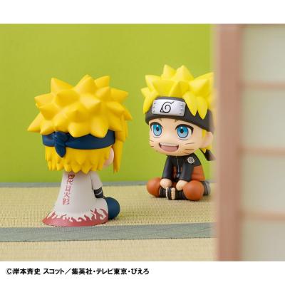 Naruto Shippuden Estatua PVC Look Up Naruto Uzumaki Six Paths Sage Mode & Minato Namikaze 11 cm (with gift)