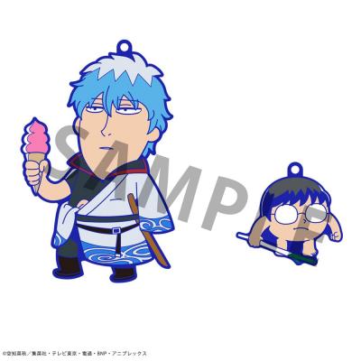 Gintama x Okawabukubu Colgantes Caucho Rubber Mascot Buddycolle Gintama Oshanti 7 cm Surtido (8)