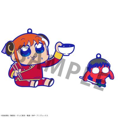 Gintama x Okawabukubu Colgantes Caucho Rubber Mascot Buddycolle Gintama Oshanti 7 cm Surtido (8)