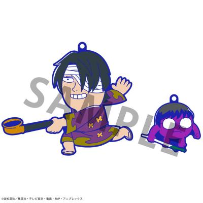 Gintama x Okawabukubu Colgantes Caucho Rubber Mascot Buddycolle Gintama Oshanti 7 cm Surtido (8)