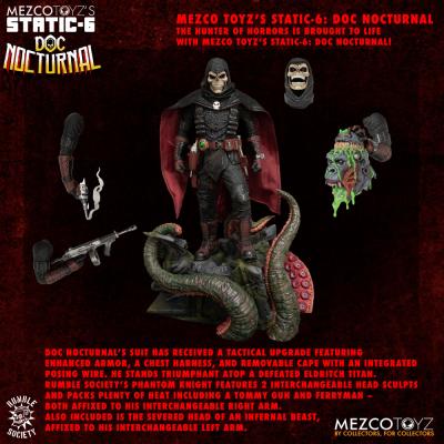 Original Character Estatua 1/6 PVC Static-6 Rumble Society - Doc Nocturnal 38 cm