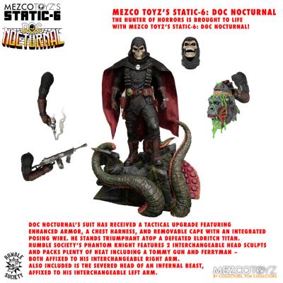 Original Character Estatua 1/6 PVC Static-6 Rumble Society - Doc Nocturnal 38 cm