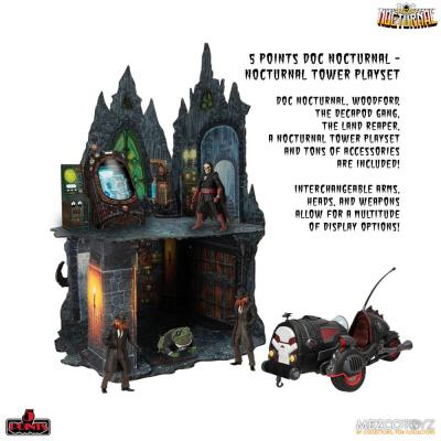 Doc Nocturnal Figuras 5 Points Nocturnal Tower Playset 9 cm