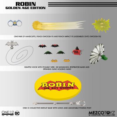 DC Comics Figura 1/12 Robin (Golden Age Edition) 16 cm