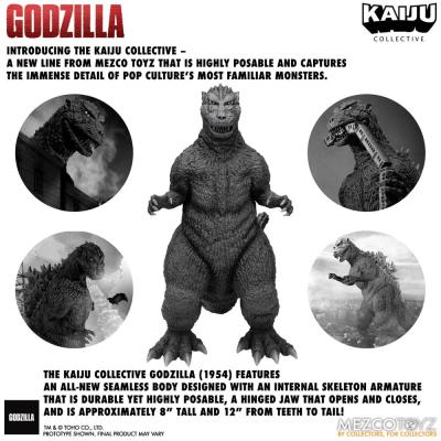 Godzilla (1954) Figura Kaiju Collective Godzilla - Black & White Edition 20 cm
