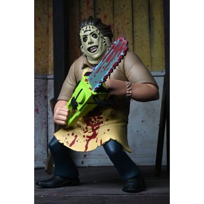 Texas Chainsaw Massacre Toony Terrors Figura 50th Anniversary Leatherface (Bloody) 15 cm
