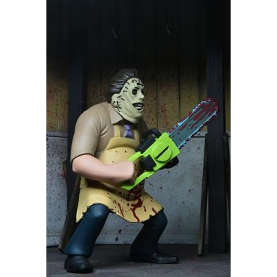 Texas Chainsaw Massacre Toony Terrors Figura 50th Anniversary Leatherface (Bloody) 15 cm