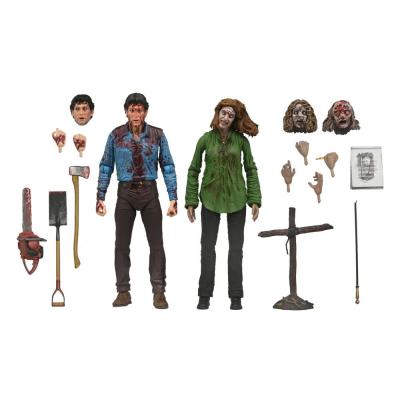 Evil Dead Pack de 2 Figuras Ultimate Bloody Ash & Cheryl Williams 18 cm