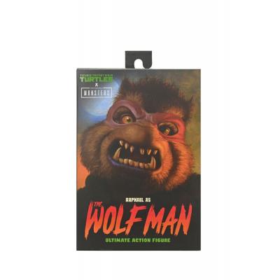 Universal Monsters x Teenage Mutant Ninja Turtles Figura Ultimate Raphael as The Wolfman 18 cm
