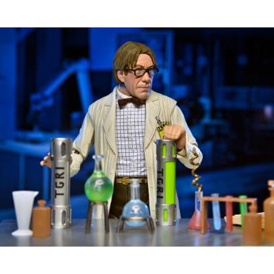 TMNT II: The Secret of the Ooze 2-Pack Figuras Lab Coat Professor Perry and Hazmat Suit Professor Perry 18 cm