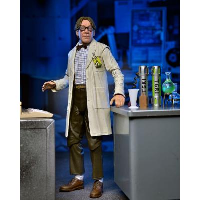 TMNT II: The Secret of the Ooze 2-Pack Figuras Lab Coat Professor Perry and Hazmat Suit Professor Perry 18 cm