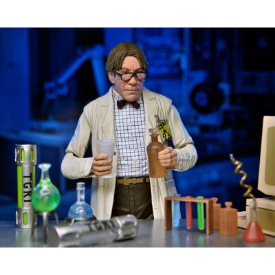 TMNT II: The Secret of the Ooze 2-Pack Figuras Lab Coat Professor Perry and Hazmat Suit Professor Perry 18 cm