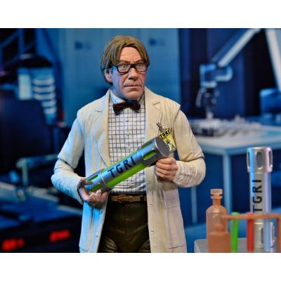 TMNT II: The Secret of the Ooze 2-Pack Figuras Lab Coat Professor Perry and Hazmat Suit Professor Perry 18 cm