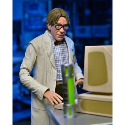 TMNT II: The Secret of the Ooze 2-Pack Figuras Lab Coat Professor Perry and Hazmat Suit Professor Perry 18 cm