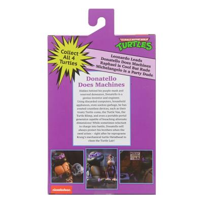 Tortugas Ninja (Cartoon) Figura Ultimate Donatello VHS 18 cm