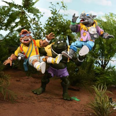 Tortugas Ninja (Cartoon 1980) Pack de 2 Figuras Vacation Bebop and Rocksteady 18 cm