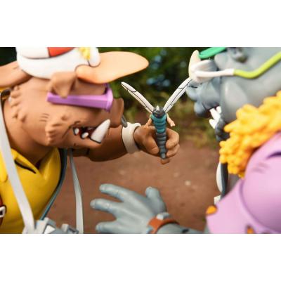 Tortugas Ninja (Cartoon 1980) Pack de 2 Figuras Vacation Bebop and Rocksteady 18 cm
