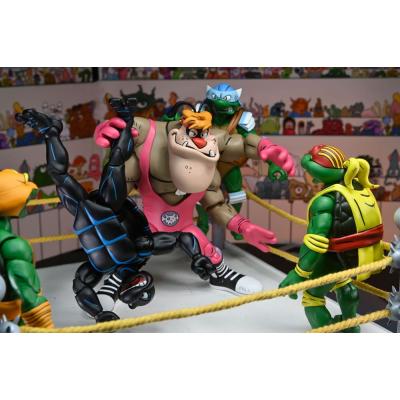 Tortugas Ninja (Archie Comics) Figuras Paquete de 4 Stump Wrestling Turtles 18 cm