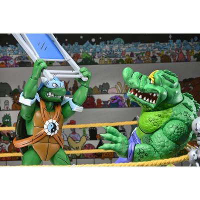 Tortugas Ninja (Archie Comics) Figuras Paquete de 4 Stump Wrestling Turtles 18 cm