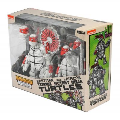 Tortugas Ninja (Mirage Comics) Pack de 2 Figuras Black and White First Turtles 18 cm
