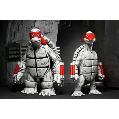 Tortugas Ninja (Mirage Comics) Pack de 2 Figuras Black and White First Turtles 18 cm
