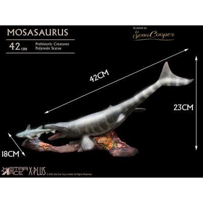 Wonders of the Wild Estatua Mosasaurus (DX) 42 cm