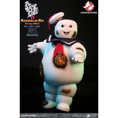 Ghostbusters Estatua Soft Vinyl Stay Puft Marshmallow Man Burnign Edition Deluxe Version 30 cm
