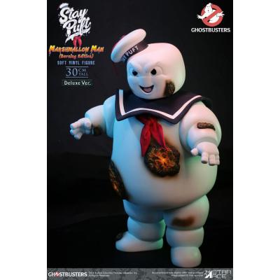 Ghostbusters Estatua Soft Vinyl Stay Puft Marshmallow Man Burnign Edition Deluxe Version 30 cm
