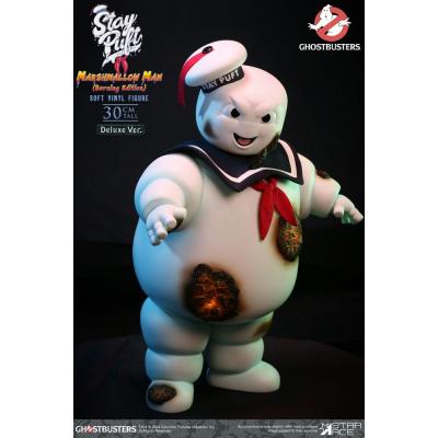 Ghostbusters Estatua Soft Vinyl Stay Puft Marshmallow Man Burnign Edition Deluxe Version 30 cm