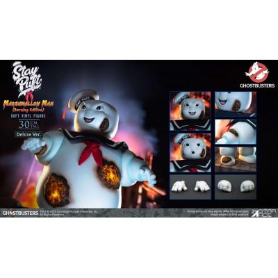 Ghostbusters Estatua Soft Vinyl Stay Puft Marshmallow Man Burnign Edition Deluxe Version 30 cm