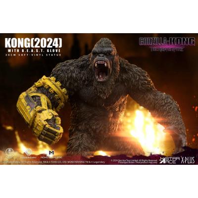 Godzilla vs. Kong: The New Empire Estatua Soft Vinyl Kong with B.E.A.S.T. Glove 30 cm