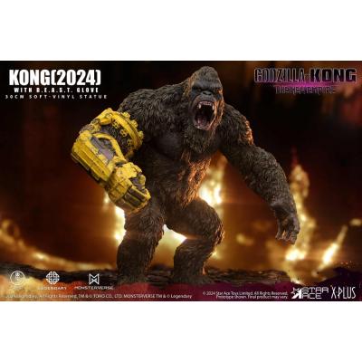 Godzilla vs. Kong: The New Empire Estatua Soft Vinyl Kong with B.E.A.S.T. Glove 30 cm
