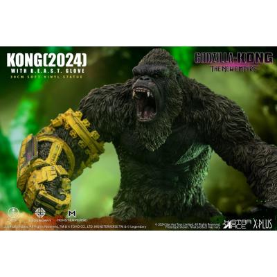 Godzilla vs. Kong: The New Empire Estatua Soft Vinyl Kong with B.E.A.S.T. Glove 30 cm