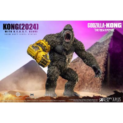 Godzilla vs. Kong: The New Empire Estatua Soft Vinyl Kong with B.E.A.S.T. Glove 30 cm